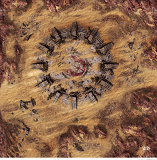 Star Wars Legion - Rubber Gamemat Desert Ruins SWLrgdr01