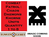 Sprues> Combat Patrol Chaos Daemon Khorne Units SpCPCDK01 1-8