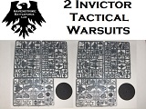A Lot> Raven Guard Lot 2 x Invictor Warsuits LoRGRSB02 3*3